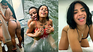 Tokischa y Hillary destruyendo un trasero a una lesbiana audaz