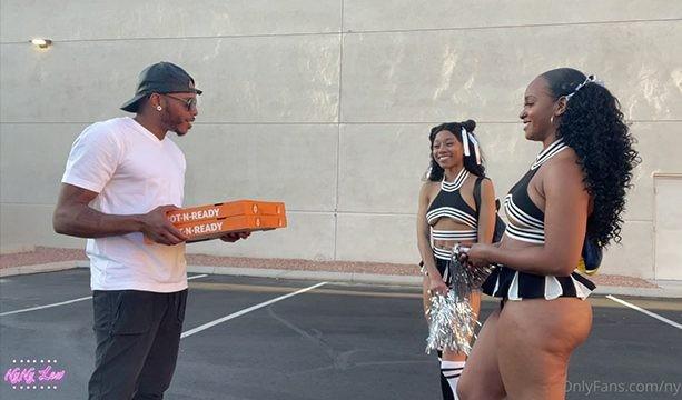 Amari & Nynylew cheerleaders get anal fucked