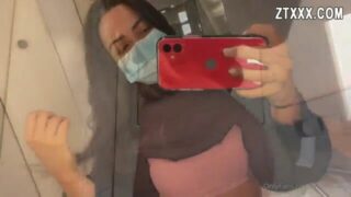 Ariana van X masturbating on the plane