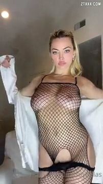 Baby Lindsey Pelas teasing her fans