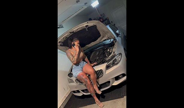 Dupholly Fucking with the mechanic leaked sex tape