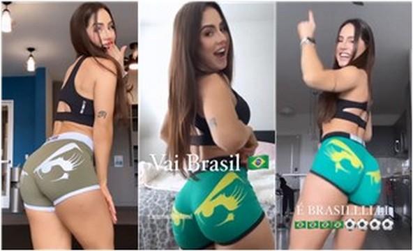 Giovanna Eburneo brazilian cameltoe leaked video