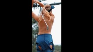 Grace Charis playing golf naked leaked video