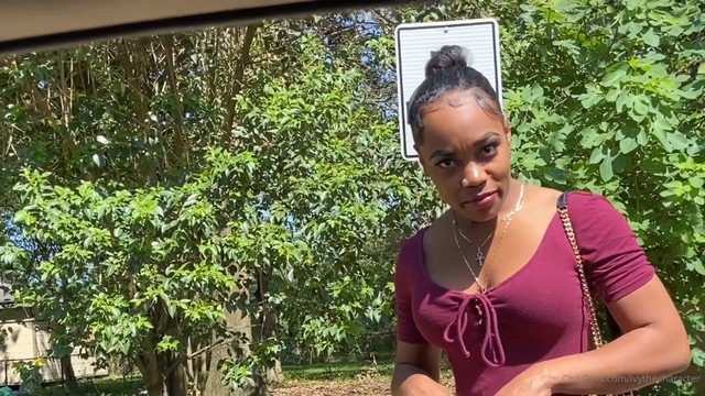 Ivy The Character Milking a BBC in the car