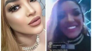 La Patrona Showing her pussy in a live at the disco