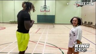 Louie Smalls wins bet from his basketball stepsister