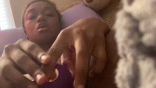 Maysha almost passed away from the great orgasm