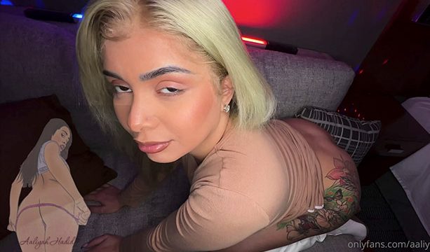 PAWG Aaliyah fucked on all fours on the couch