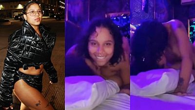 Rapper Tokischa In a threesome in a cabin