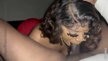 Scotty eating a BBC deepthroat