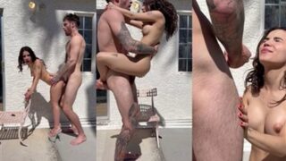 Shy Jameliz Fucking in Heels outdoor leaked porn