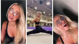 Teen Olivia Dunne sexy video leakd