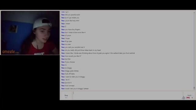 Teen hiding from her parents masturbating on omegle