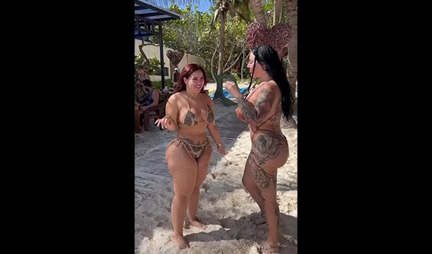 Victorya & Drea Fucking in country house threesome