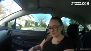 bbygrlgracie super ass fucking in the car