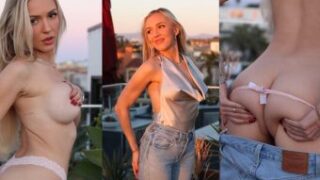 Abby Rao Outdoor Striptease