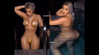 Alexandra MVP sexy Bikini leaving little to the Imagination