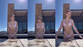 Anna Malygon Sexy Bikini Pool Onlyfans Video Leaked
