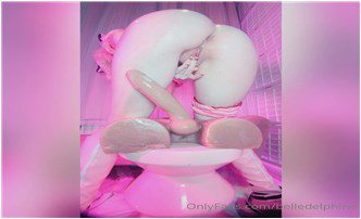 Belle Delphine Pink Kitten Dildo PPV Onlyfans Video Leaked