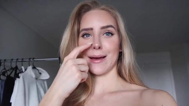 Caroline Zalog See Through Top Try On