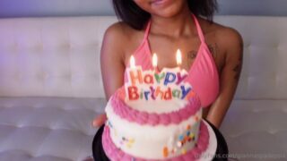 Gianna Spade is given a birthday threesome with big cocks