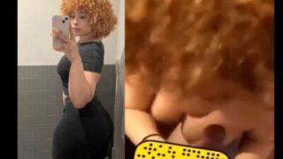 Ice Spice rapper sucking a black cock Porn xxx