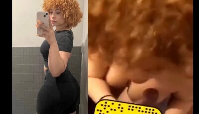 Ice Spice rapper sucking a black cock Porn xxx