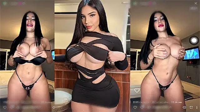 Latina Ennid Wong gets completely naked for her fans in a live show on onlyfans