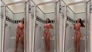 Malayaax Nude Pink Bikini Shower OnlyFans Video Leaked