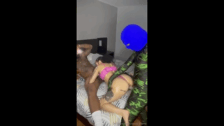 Mask Mane Threesome exploiting a babe