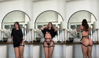 Mikaela Lafuente Ass Thong Lingerie Bondage Onlyfans Video Leaked