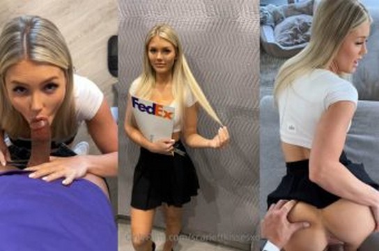 ScarlettKissesXO Fucking with the fedex delivery
