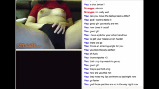 Schoolgirl does everything the stranger asks of her on omegle