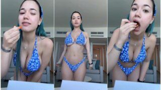 Sofia Gomez Sofiiiagomez PPV Blue Bikini Busty Video Leaked