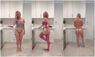 Vicky Stark piece Lingerie try-on May_2024