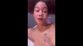 ivory foreign Brunette SEx BBC sloppy blowjob leaked video