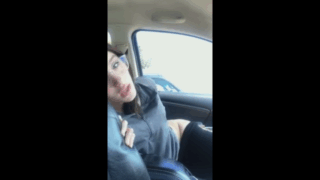 naughty teen fingers her ass before class