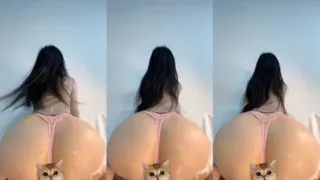qiaoniuTT Oiled Ass Thong Twerking Video Leaked