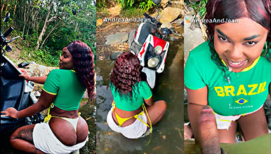 Videos de Andrea Ortiz mamando guebo y sacando mucha leche en xpaja