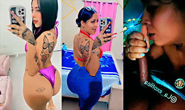 Videos de Dominicana Angye Santana (la exótica) mamando un guebo en xpaja