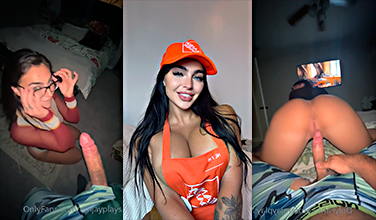 Videos de Emily Rinaudo singando intensamente duro la noche de Halloween en xpaja