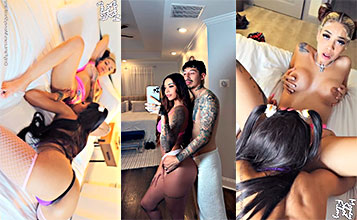 Videos de La puta de Hannah Marie Royal singando duro en un trío en xpaja