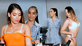 Videos de Jessica Pereira le quita el vestido a Gigi Rd en Alofoke radio en xpaja