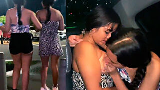 Videos de Frente al del Uber Liseth Iris y Lizeth Elianny se comen intenso en xpaja