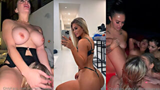 Videos de La puta de Scarlett con muchas lesbianas en una orgia en la piscina en xpaja