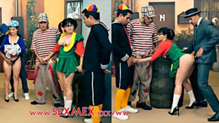 Videos de Una loca orgia en el vecindario del El Chavo del 8 en xpaja